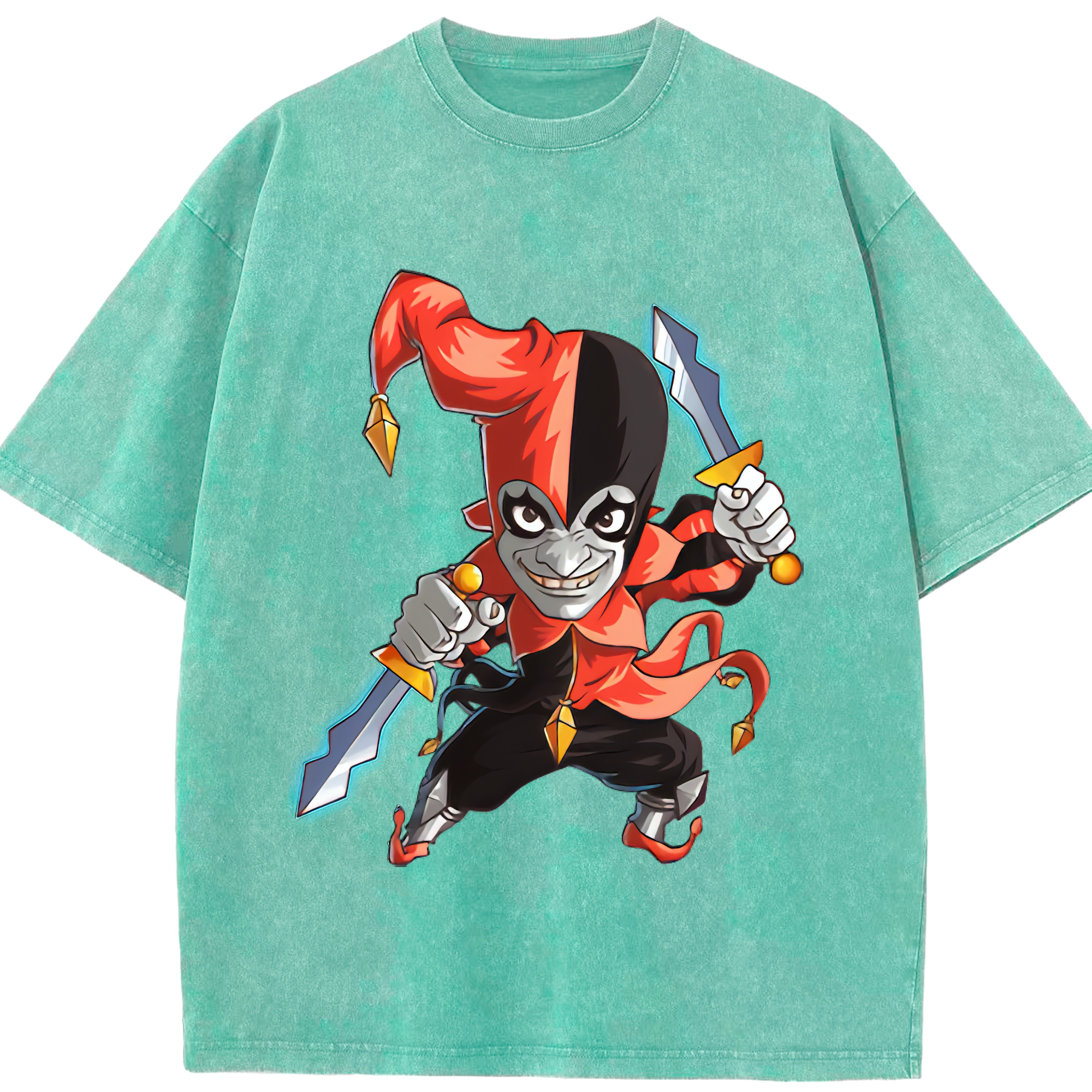 （画像用） リーグ・オブ・レジェンド League of Legends LOL 綿100% ヴィンテージ風 半袖Tシャツ（フロントプリント）